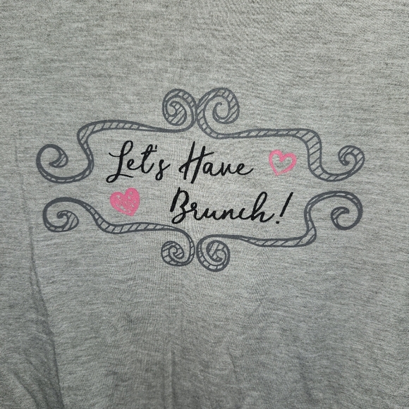 Love Affair Gray Long-Sleeved Shirt - Picture 2 of 5